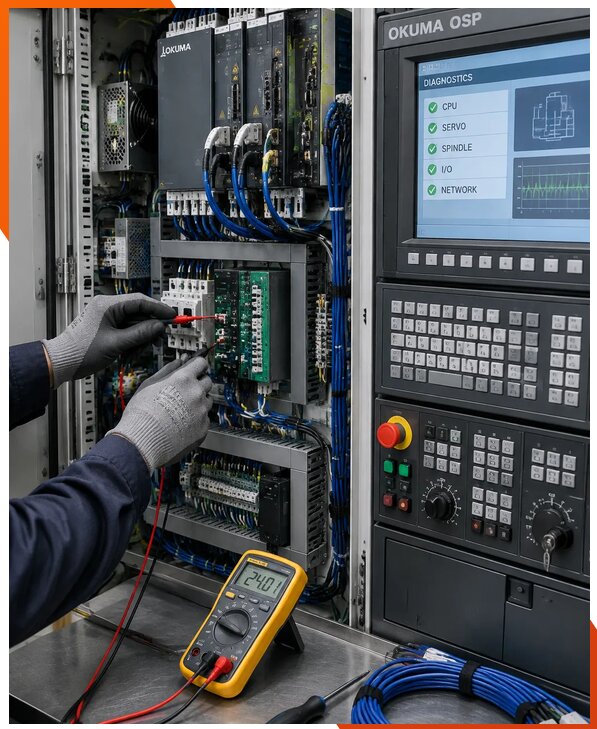 Ремонт систем ЧПУ Okuma OSP в Обнинске